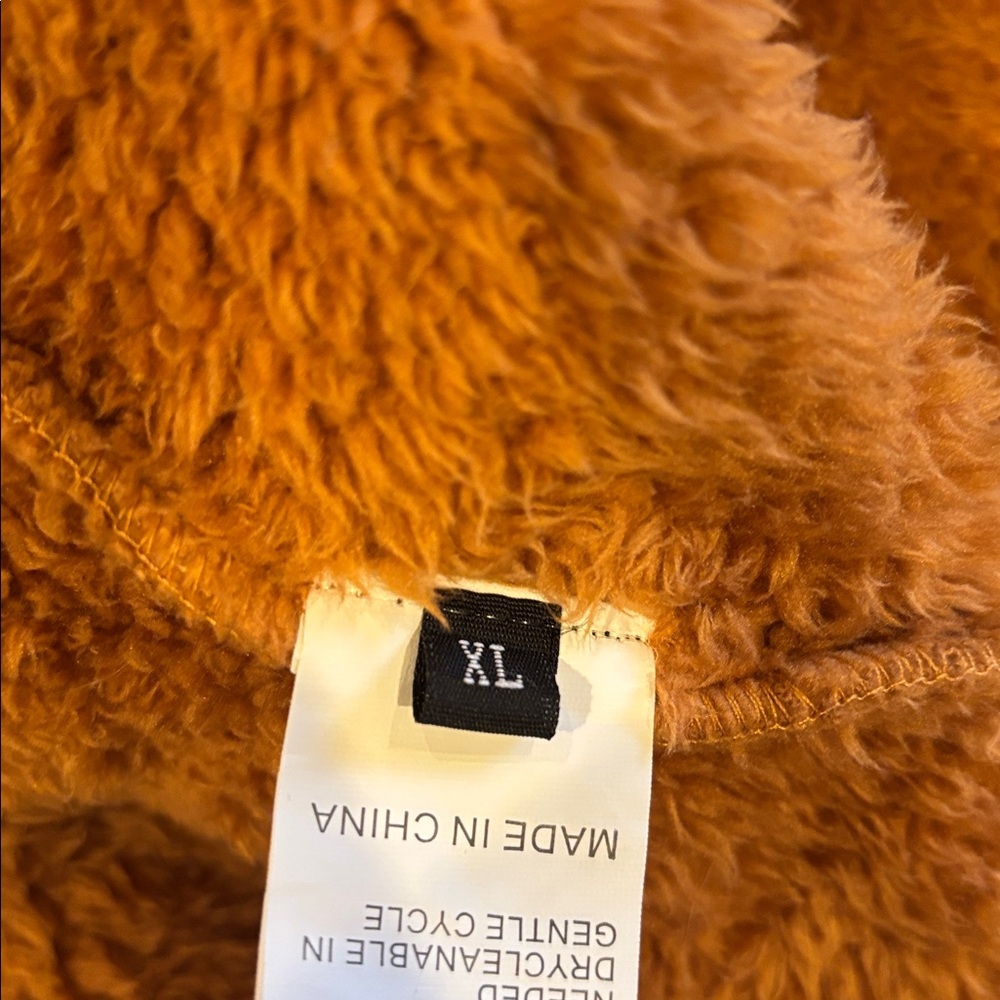 Cozy Tan Teddy Coat - Picture 5 of 7